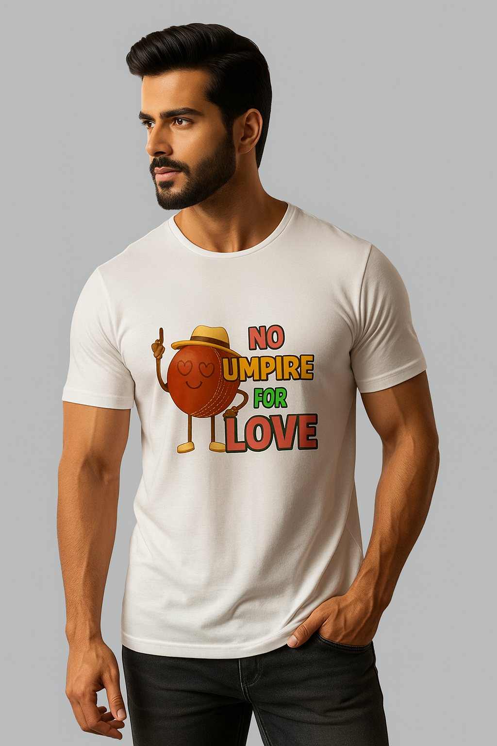 Men's Round Neck T-Shirt – "No Empire for Love"